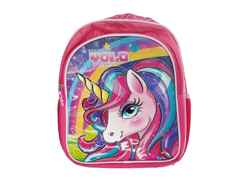MOCHILA ESCOLAR 14PLG UNICORNIO JF